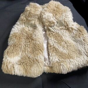 Koala Kids Tan Furry Vest